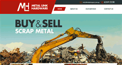 Desktop Screenshot of metallink.com.sg